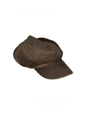 Unbranded Unisex Brown Corduroy Hat One Size